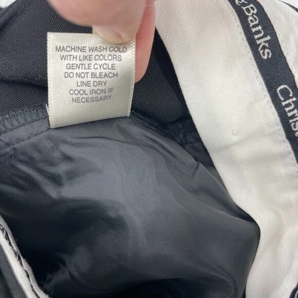 Christopher & Banks Chino Pants Women's 6 Black Mid-Rise Straight Leg Pockets - Picture 10 of 14